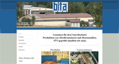 Desktop Screenshot of bita-container.de